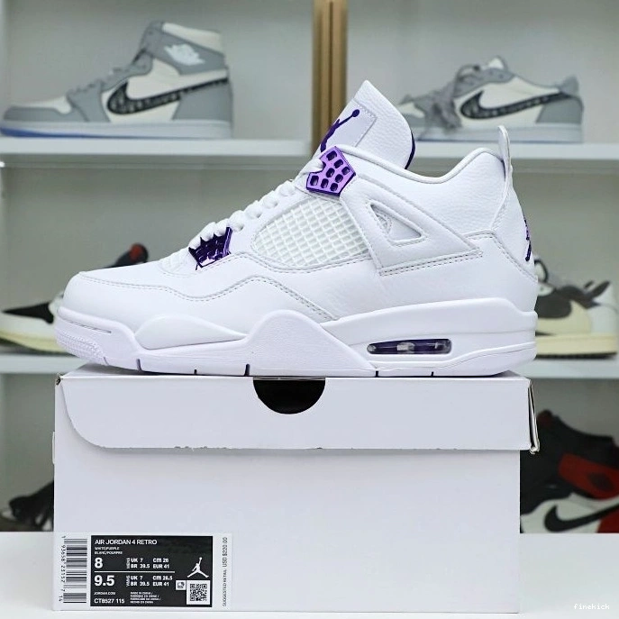 4 PURPLE AIR METALLIC JORDAN 0112